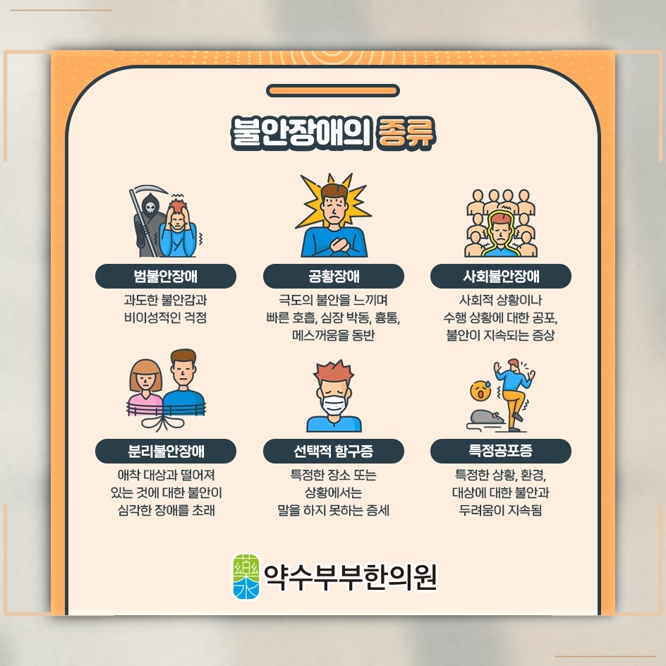 불안장애에서 반복적으로 커지는 공포감의 양상